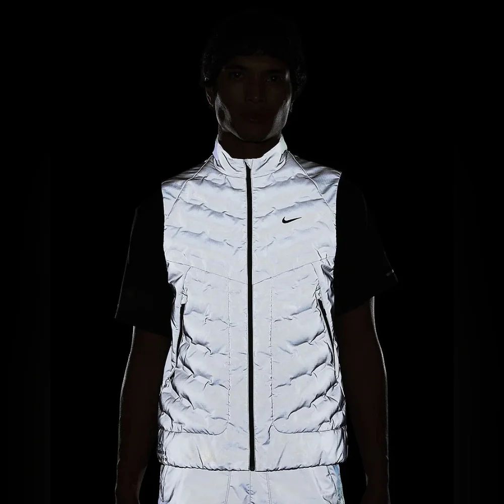 Nike Therma-Fit ADV Reflective Silver Running Vest FZ1131-035